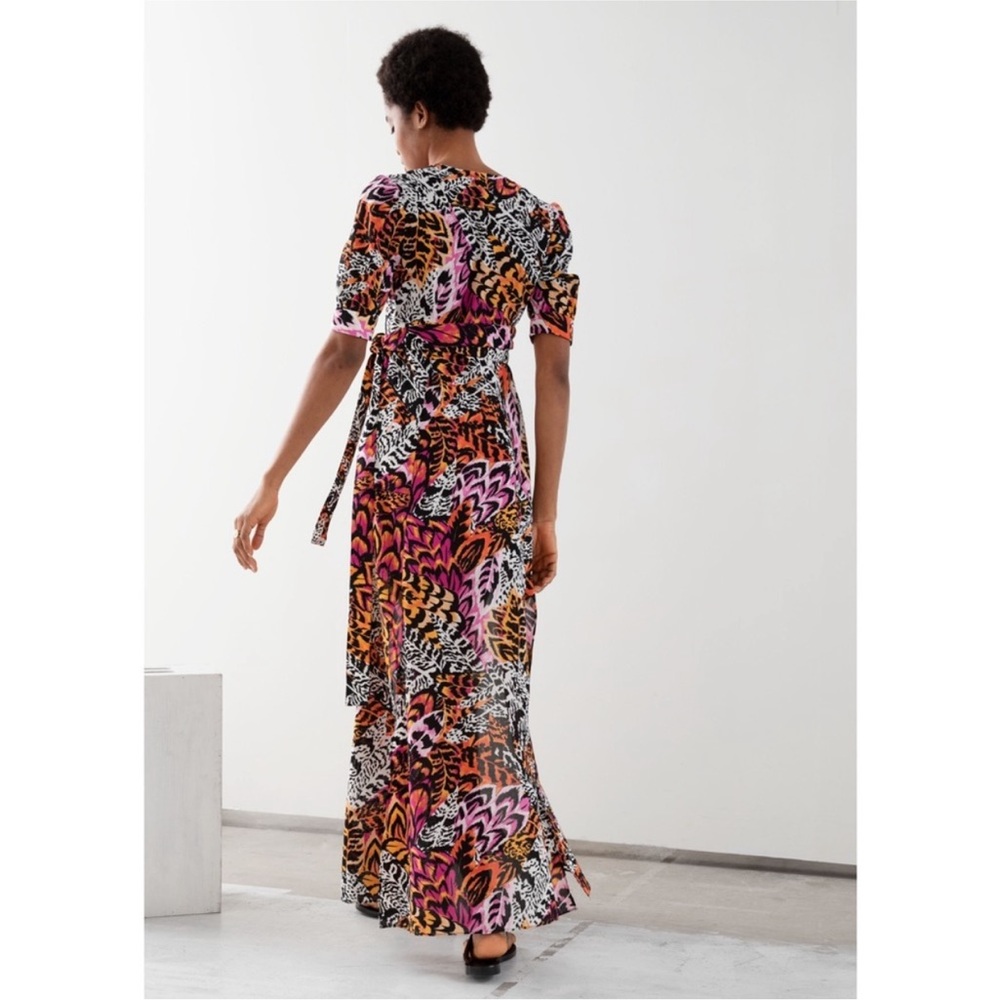 & Other Stories Feather Print Maxi Dress - US - Picture 6 of 16